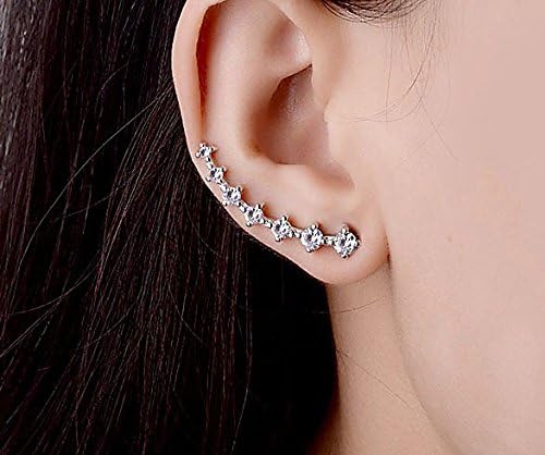 Elenasan ladies. sterling silver 925 silver round cut zirconia
