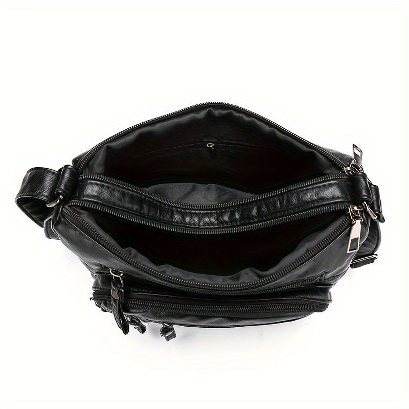 Vera | Multi Zipper Crossbody Bag