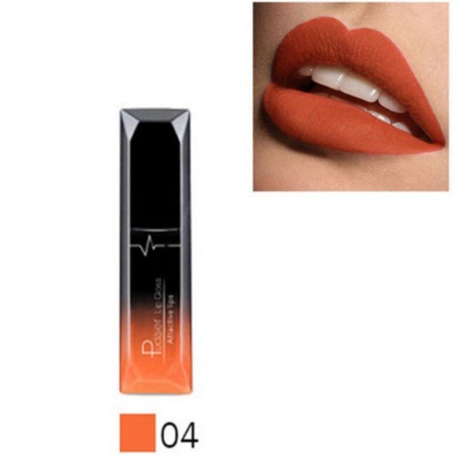 Matte liquid waterproof lipsticks.