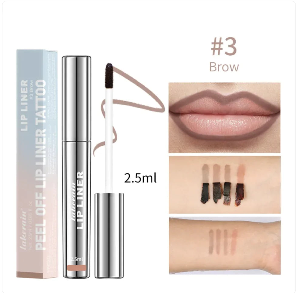 Matte finish smudge-free lipstick with cup hook line.