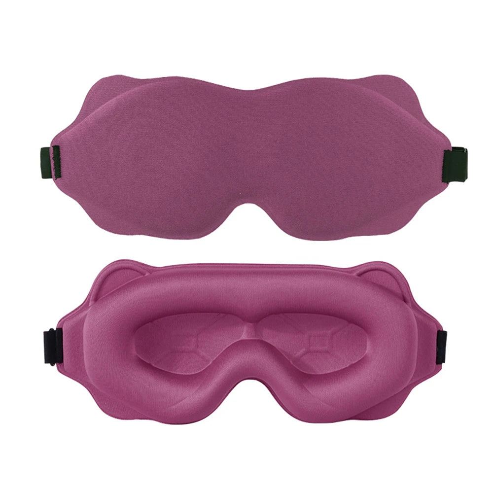 3D Sleeping Mask Blocking Light Sleep Mask For Eyes Soft Sleeping Aid Eye Mask.