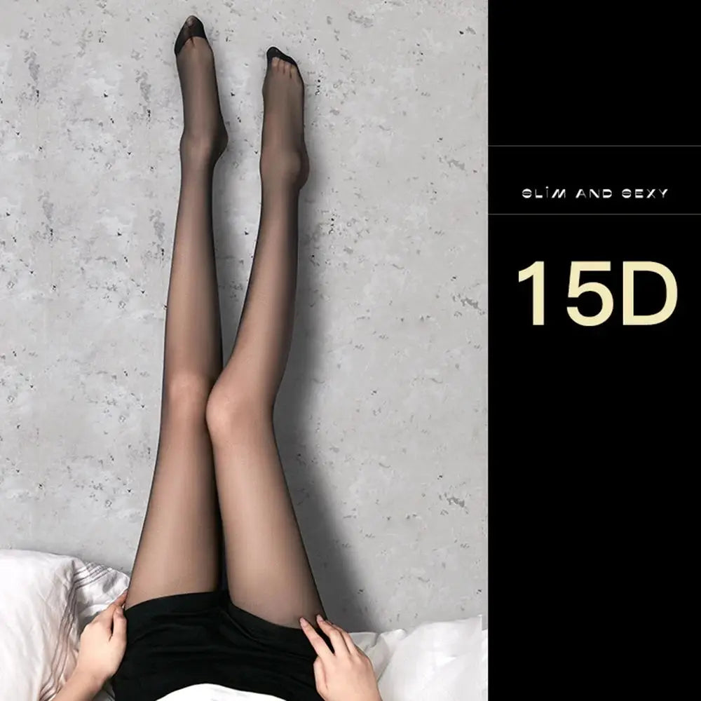 Thin Tights Black Stockings Legging Stockings Slim Breathable See Silk Through Anti-hook Ultra Tights
