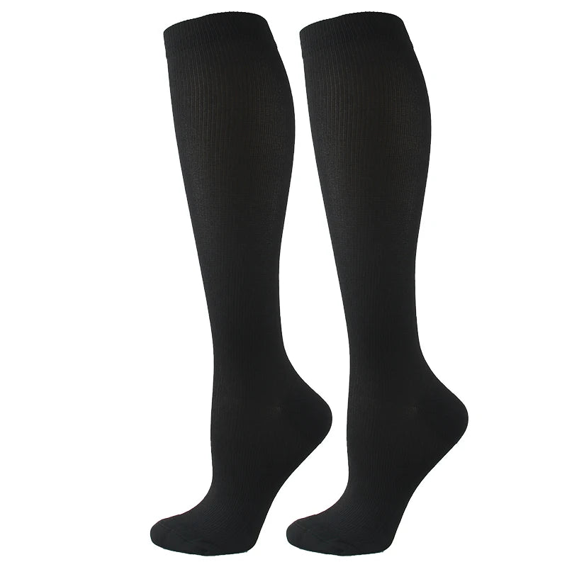 Socks Fit For Golf Rugby Running Hiking Sports For Anti Fatigue Driving Travel Flight Women Socks