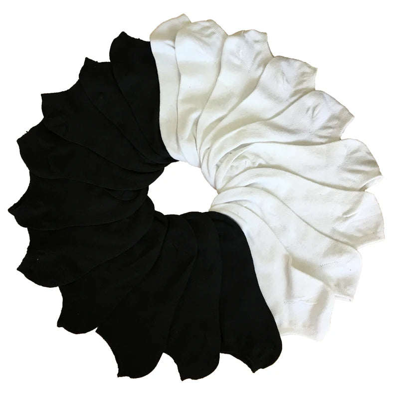 5Pair Women Cotton Sock Short Low Cut Spring Summer Autunm Casual Lady Girl Solid Color Comfortable Ankle Short Socks