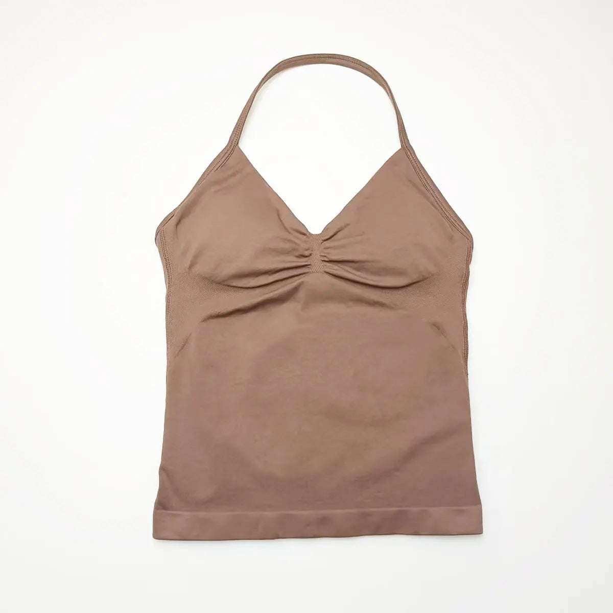 Sports Yoga Vest Women's Fitness Tank Top Gym Beautiful Open Back Bra Running Workout HalterLAGEN Impact Longline