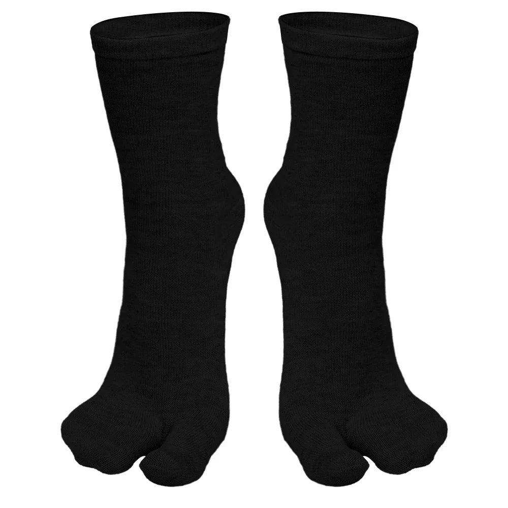 Socks for Women Summer Fiber Two Finger Socks Kimono Flip Flop Sandal Split Tabi Toe Sock