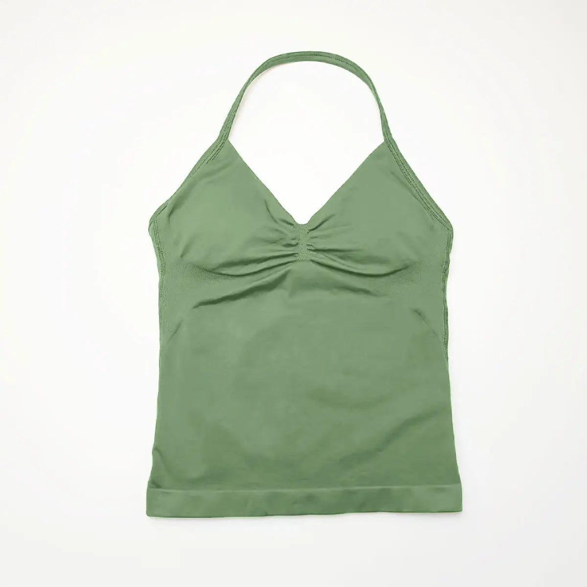 Sports Yoga Vest Women's Fitness Tank Top Gym Beautiful Open Back Bra Running Workout HalterLAGEN Impact Longline