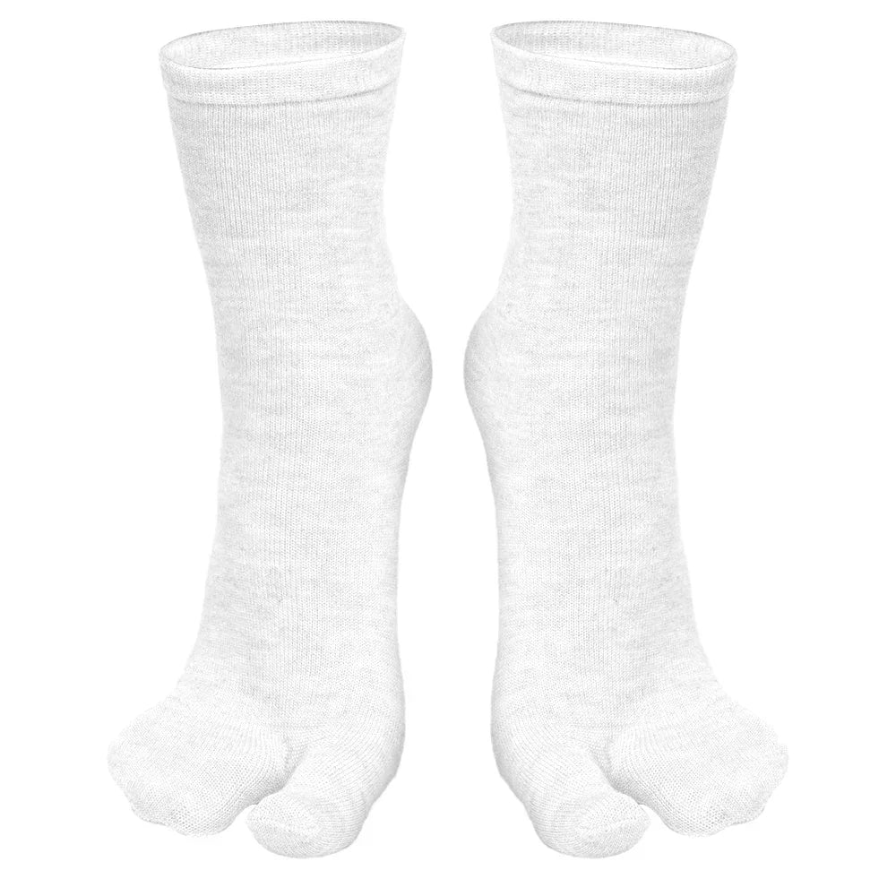 Socks for Women Summer Fiber Two Finger Socks Kimono Flip Flop Sandal Split Tabi Toe Sock