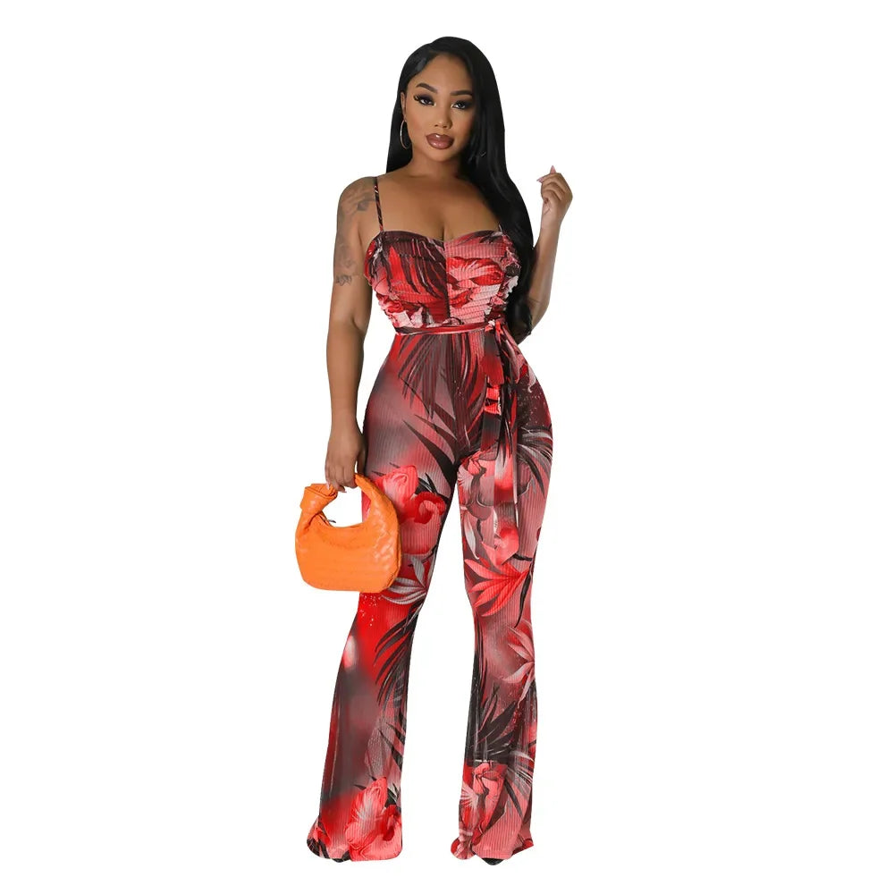 Jumpsuits Summer Outfits for Women Club wear Spaghetti Strap Skinny One Pieces Romper Summer