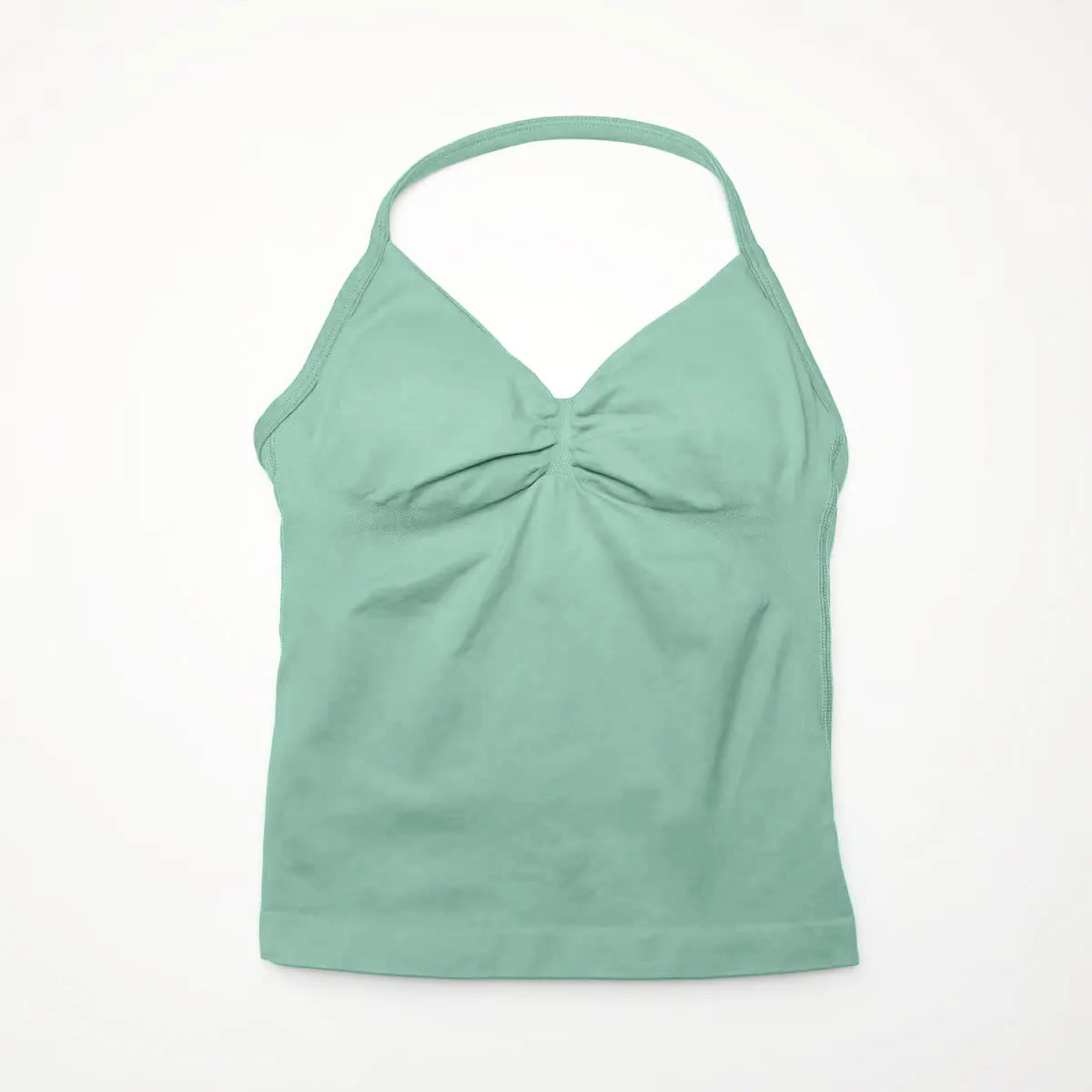 Sports Yoga Vest Women's Fitness Tank Top Gym Beautiful Open Back Bra Running Workout HalterLAGEN Impact Longline