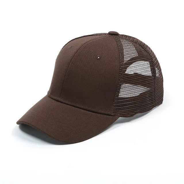 High Ponytail Baseball Cap for Women Spring Summer Sun Hat Running Snapback Hat Messy High Bun Women's Caps Female