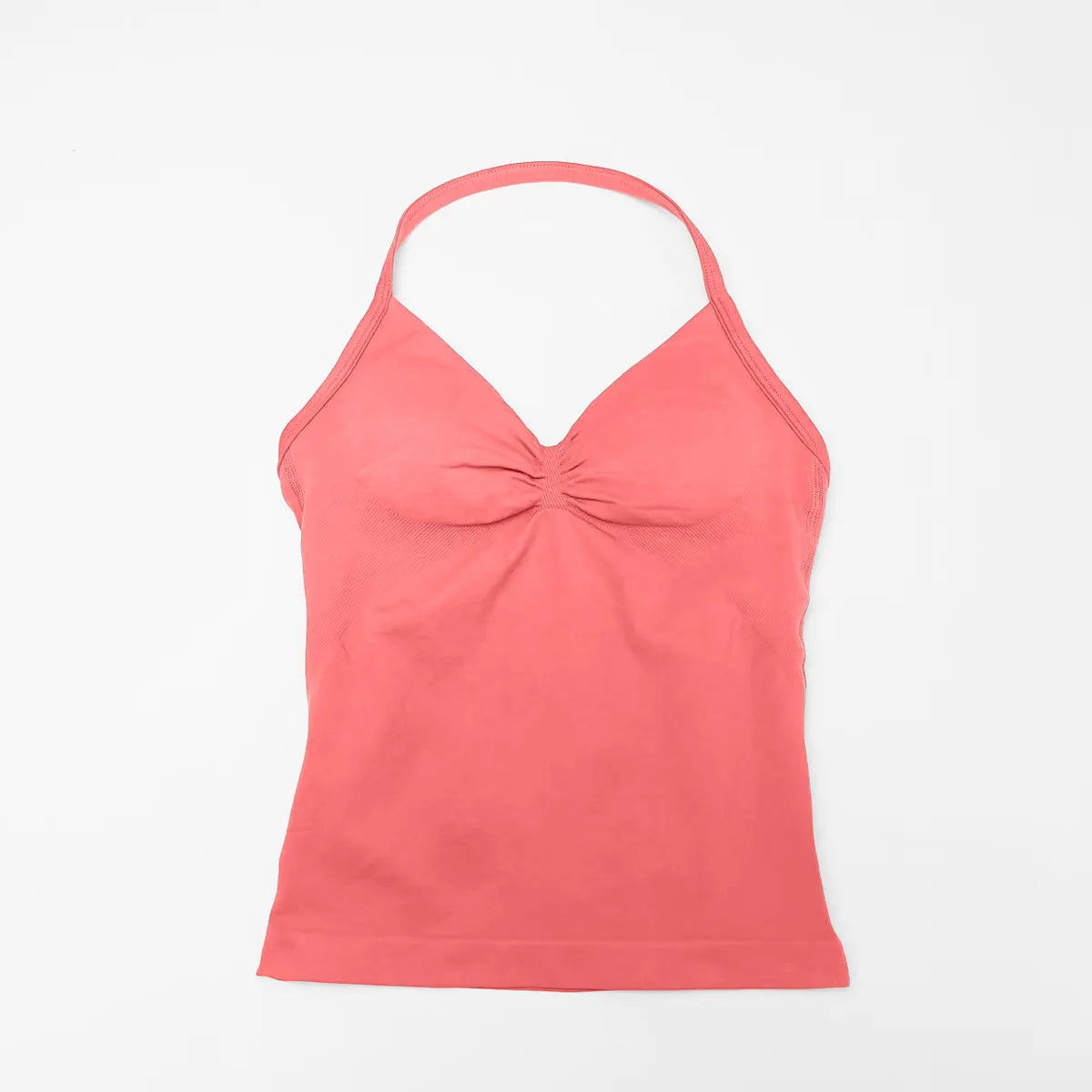 Sports Yoga Vest Women's Fitness Tank Top Gym Beautiful Open Back Bra Running Workout HalterLAGEN Impact Longline