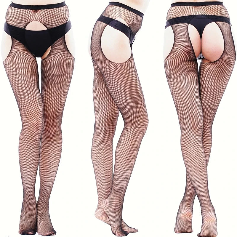 Fishnet Garter Belt Stocking Suspender Panty Pantyhose Thigh High Summer Sexy Hot