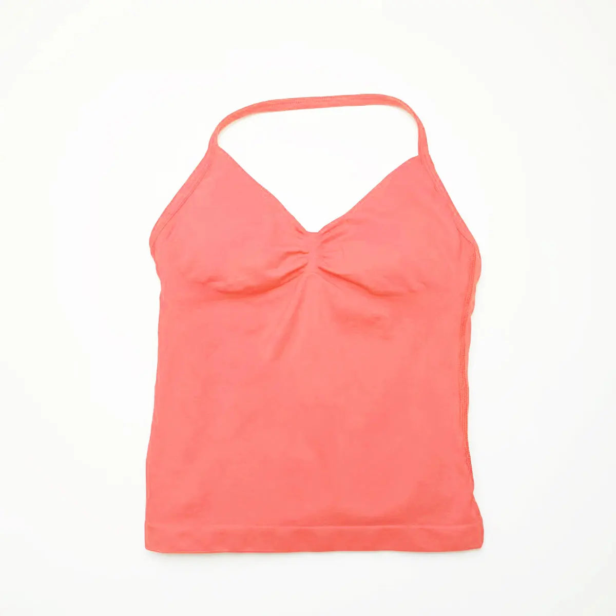 Sports Yoga Vest Women's Fitness Tank Top Gym Beautiful Open Back Bra Running Workout HalterLAGEN Impact Longline