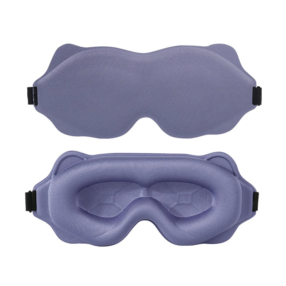 3D Sleeping Mask Blocking Light Sleep Mask For Eyes Soft Sleeping Aid Eye Mask.