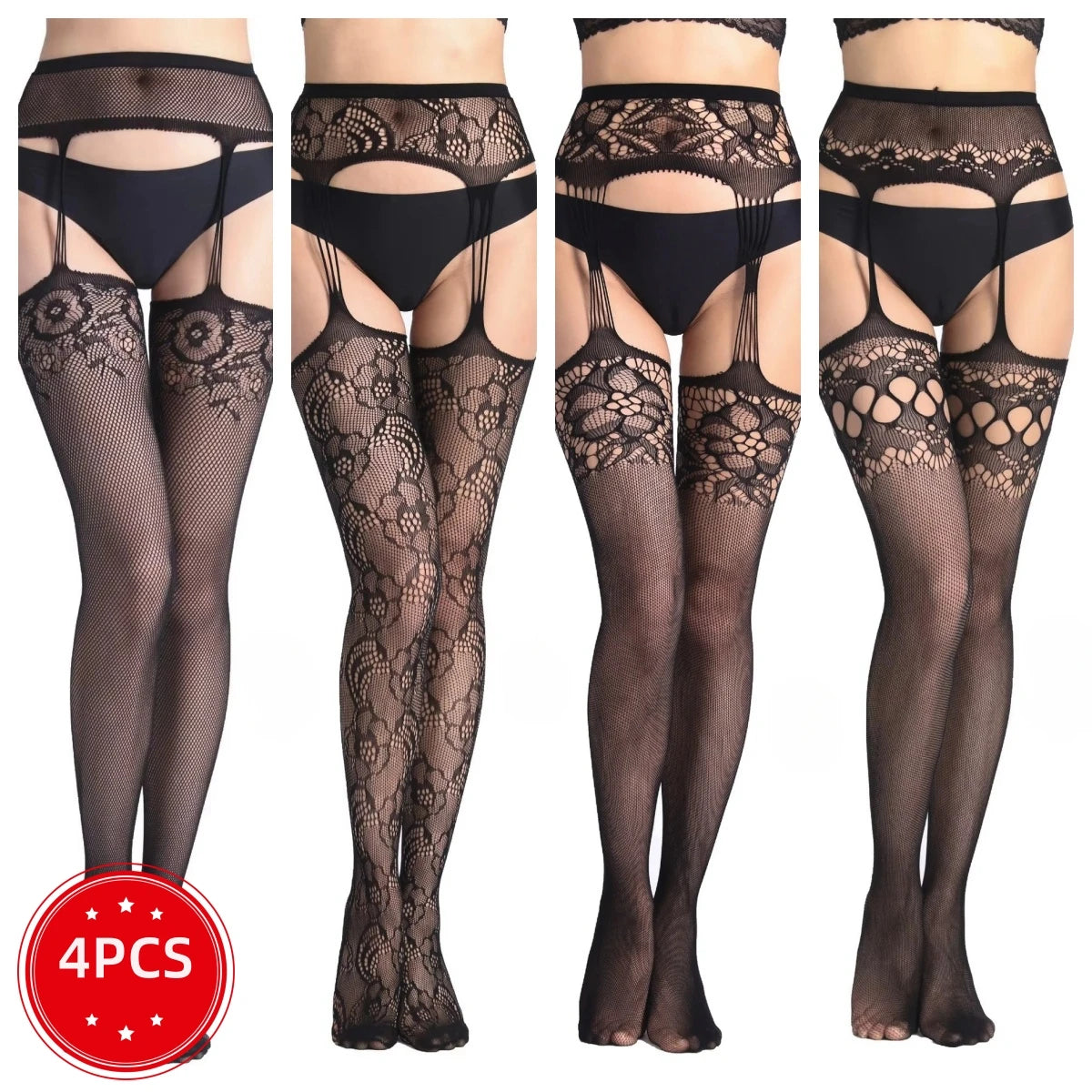 Fishnet Garter Belt Stocking Suspender Panty Pantyhose Thigh High Summer Sexy Hot