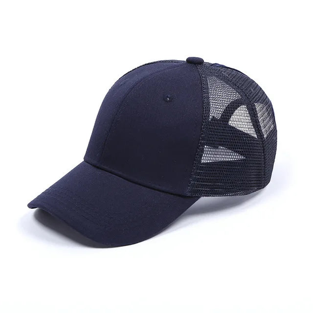 High Ponytail Baseball Cap for Women Spring Summer Sun Hat Running Snapback Hat Messy High Bun Women's Caps Female