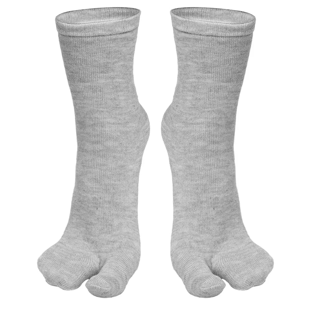 Socks for Women Summer Fiber Two Finger Socks Kimono Flip Flop Sandal Split Tabi Toe Sock