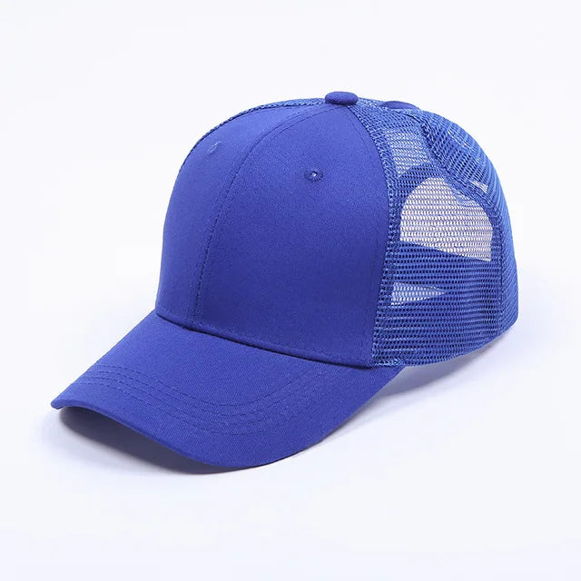 High Ponytail Baseball Cap for Women Spring Summer Sun Hat Running Snapback Hat Messy High Bun Women's Caps Female
