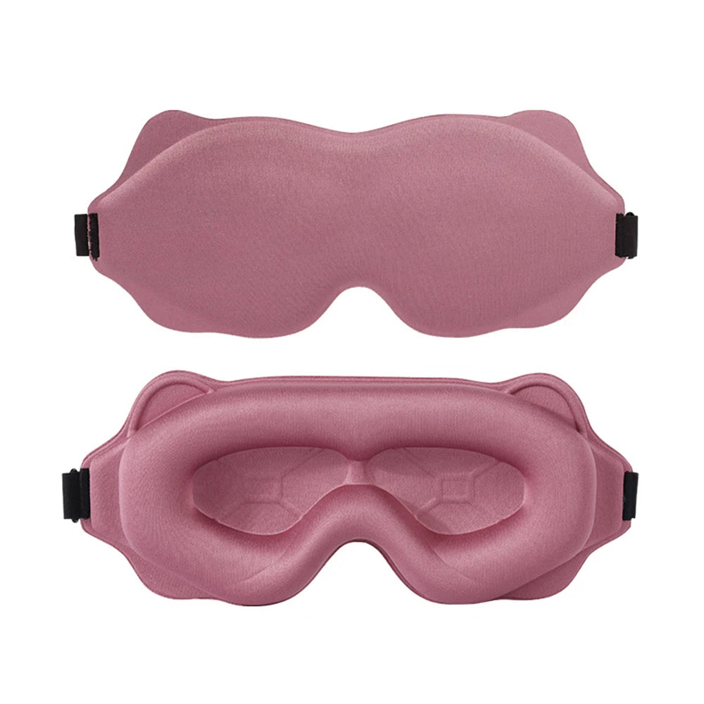 3D Sleeping Mask Blocking Light Sleep Mask For Eyes Soft Sleeping Aid Eye Mask.