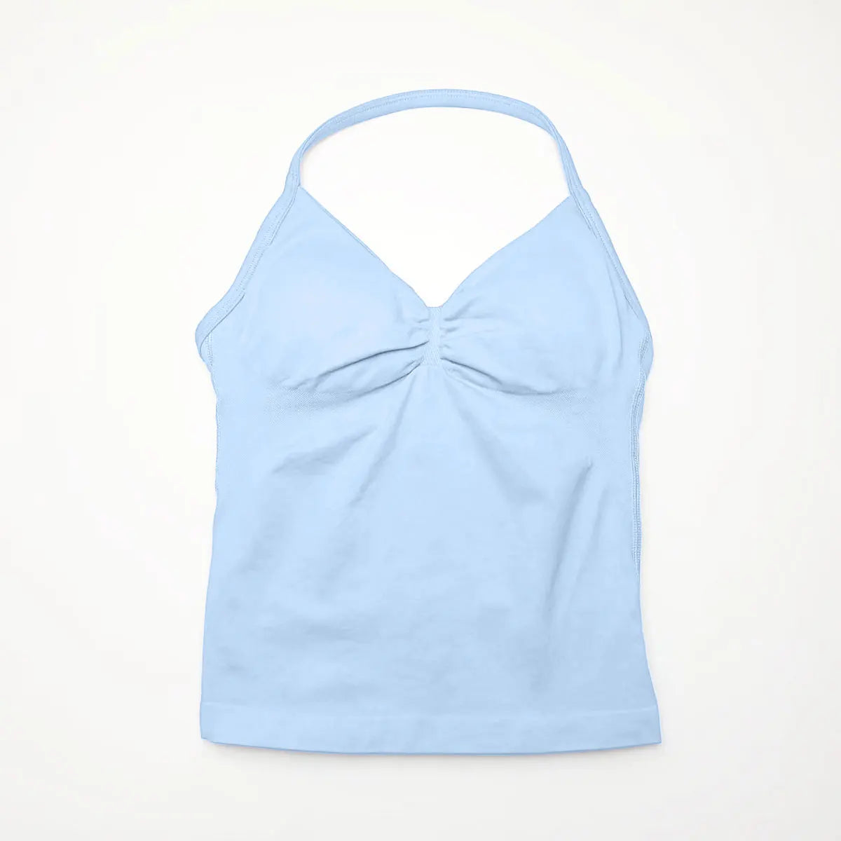 Sports Yoga Vest Women's Fitness Tank Top Gym Beautiful Open Back Bra Running Workout HalterLAGEN Impact Longline