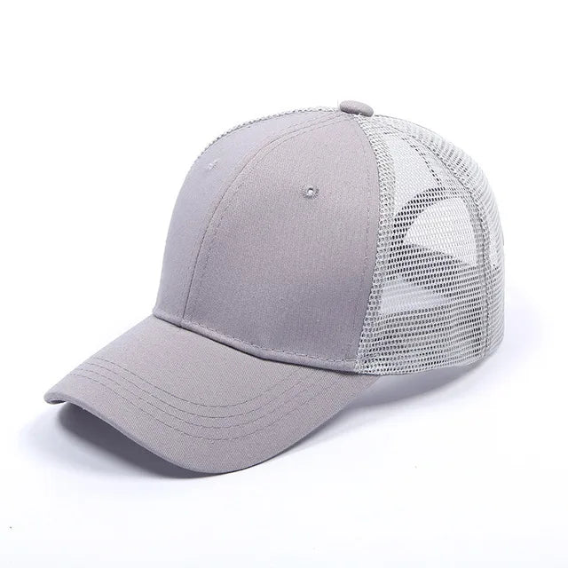 High Ponytail Baseball Cap for Women Spring Summer Sun Hat Running Snapback Hat Messy High Bun Women's Caps Female