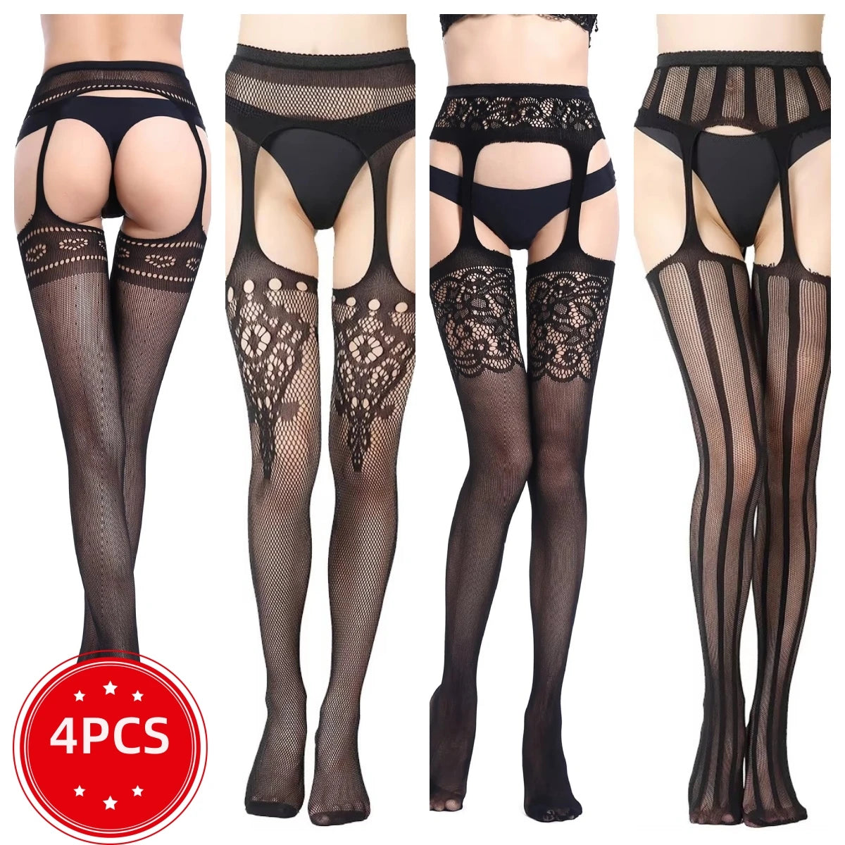 Fishnet Garter Belt Stocking Suspender Panty Pantyhose Thigh High Summer Sexy Hot