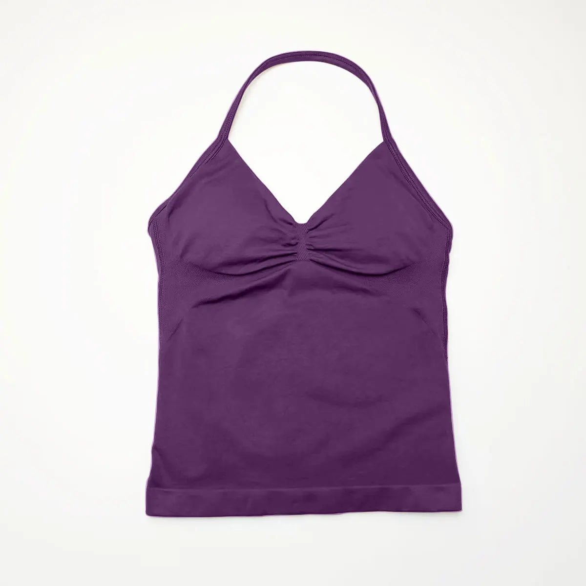 Sports Yoga Vest Women's Fitness Tank Top Gym Beautiful Open Back Bra Running Workout HalterLAGEN Impact Longline