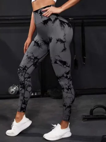 Sexy Women Gym Yoga Leggings High Waist Push Up Legging Seamless Fitness Workout Leggins Sports Tights Running Pants