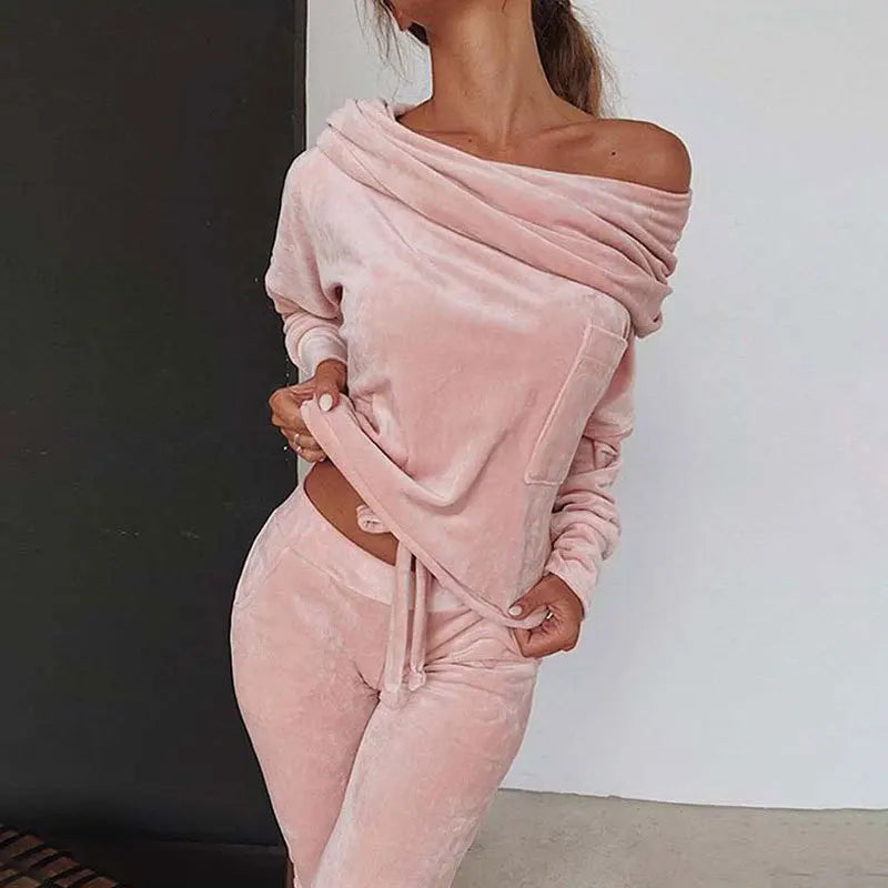 Sweatsuit Spring Outfits Women Sport Suit Zip Up Hoodie Jacket Sweater+pant Running Jogging Workout Casual Set Tracksuit
