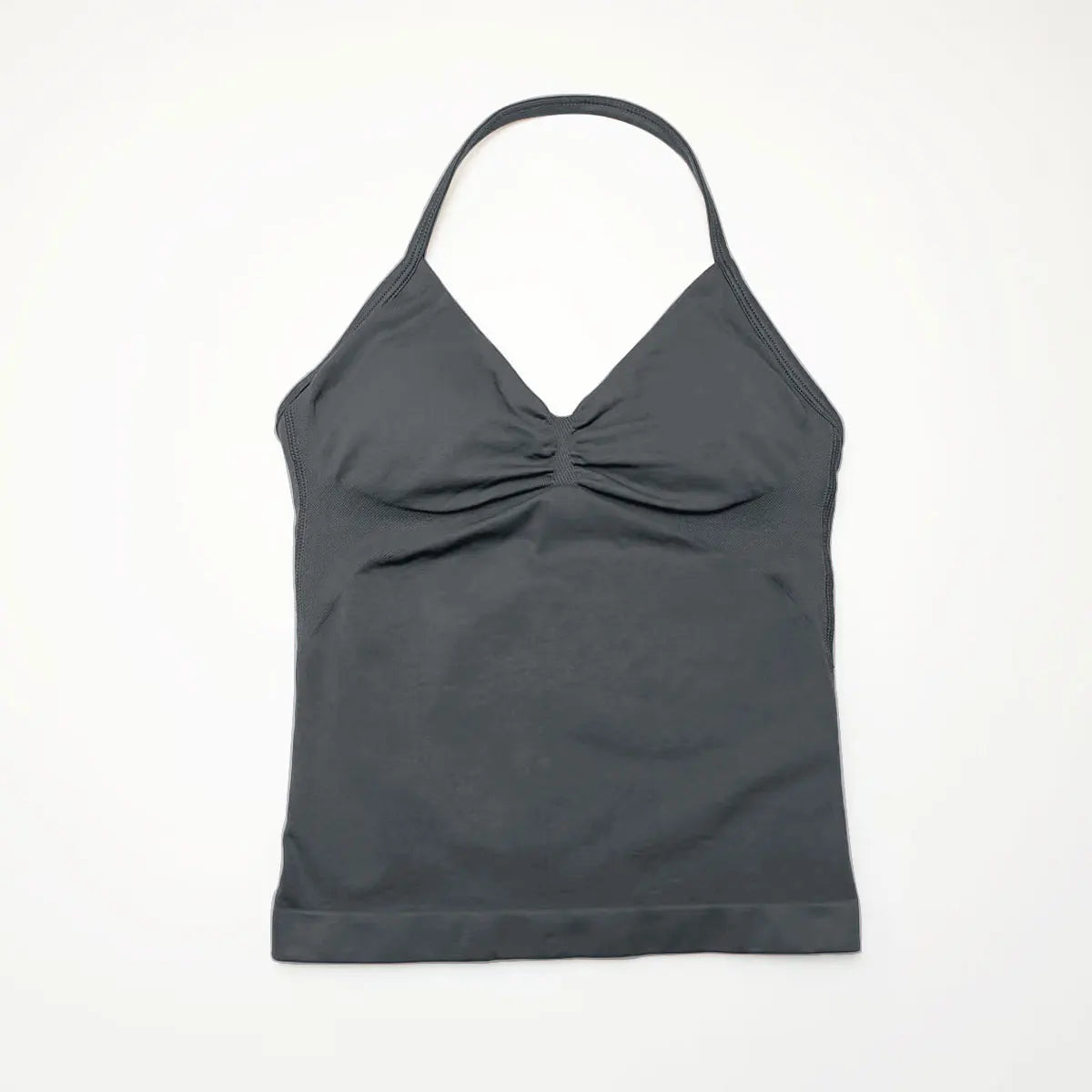 Sports Yoga Vest Women's Fitness Tank Top Gym Beautiful Open Back Bra Running Workout HalterLAGEN Impact Longline