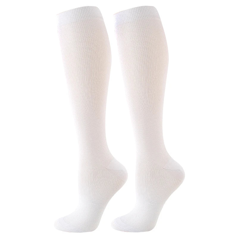 Socks Fit For Golf Rugby Running Hiking Sports For Anti Fatigue Driving Travel Flight Women Socks