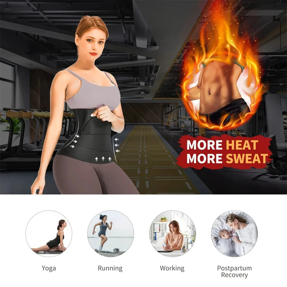 3M-6M Waist Trainer Body Shaper Sweat Slimming Belt Shapewear Women Belt Wraps sports And Fitness Abdominal Tightening Strap