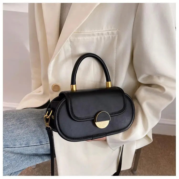 Fashion Blue Oval Tote Bag 2022 Fashion New High Quality PU Leather Women Designer Handbag Portable Shoulder Messenger Bag