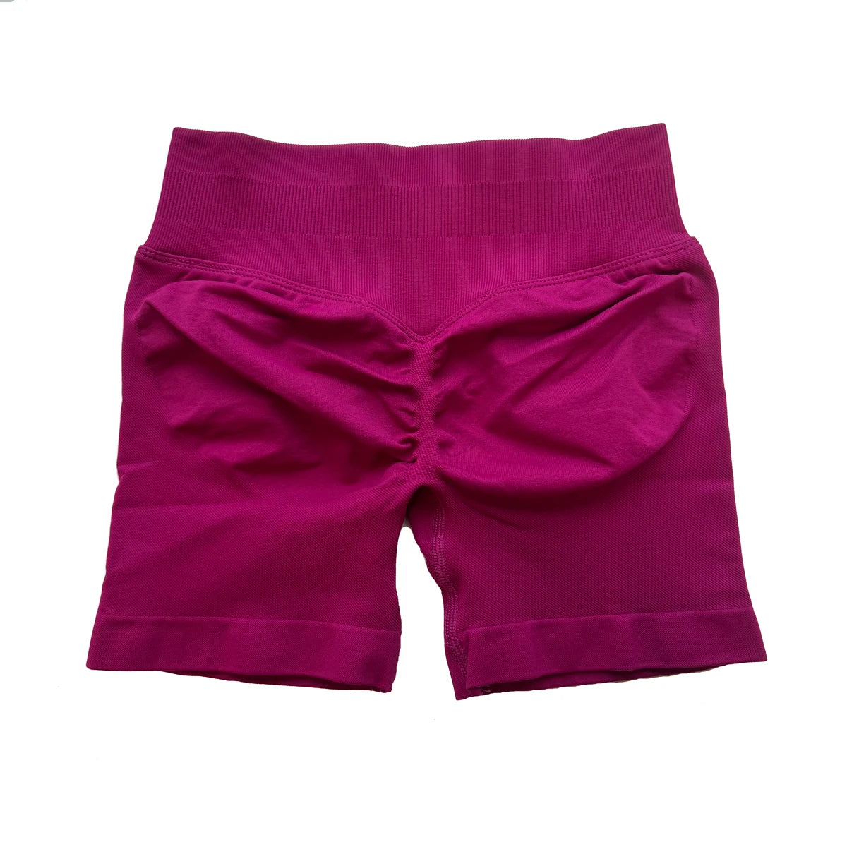 Impact Shorts 4.5" With Logo Low Ribbed Band Yoga Shorts Seamless Scrunch Bum Workout Gym Shorts Yoga Booty Running Short Pants