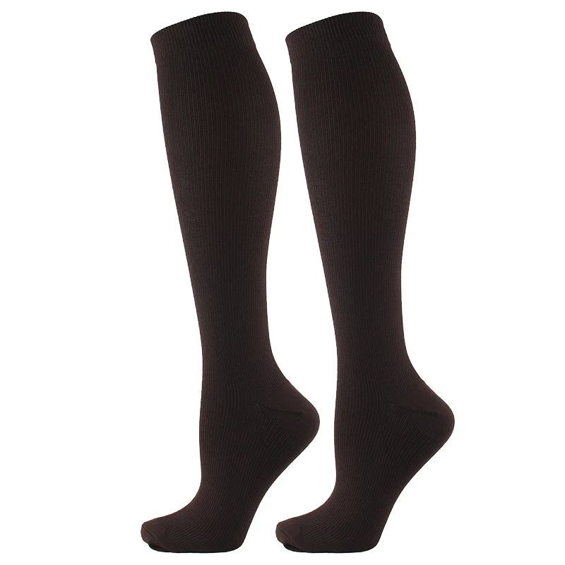 Socks Fit For Golf Rugby Running Hiking Sports For Anti Fatigue Driving Travel Flight Women Socks