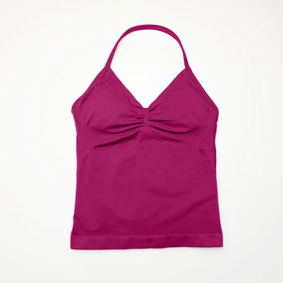 Sports Yoga Vest Women's Fitness Tank Top Gym Beautiful Open Back Bra Running Workout HalterLAGEN Impact Longline