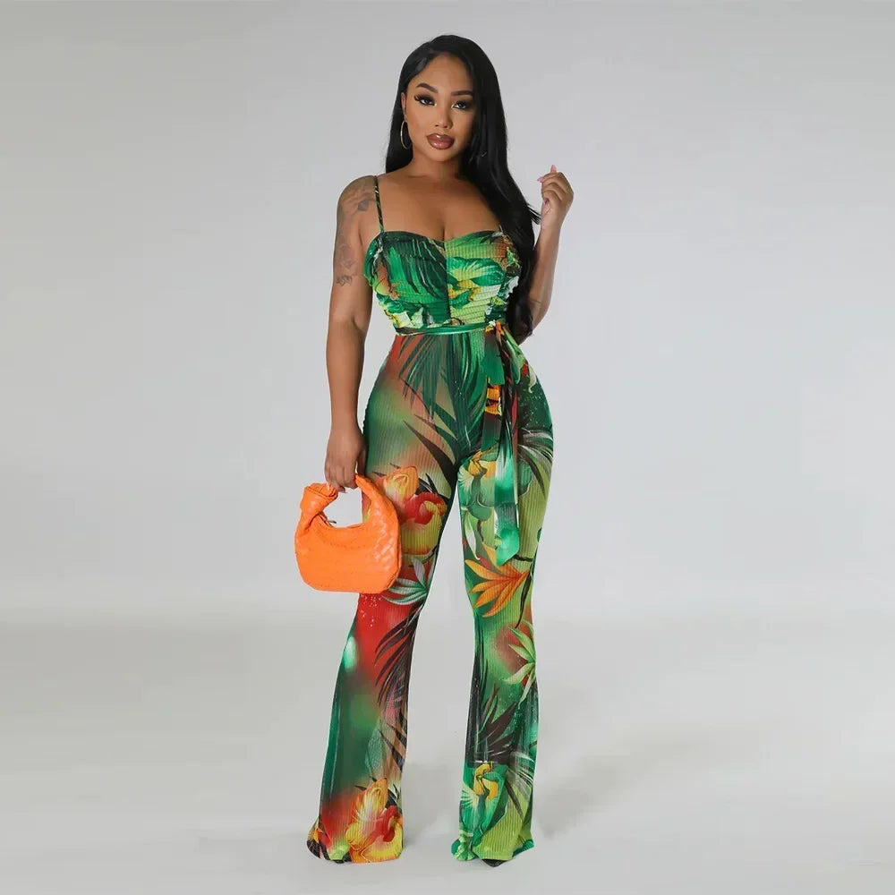 Jumpsuits Summer Outfits for Women Club wear Spaghetti Strap Skinny One Pieces Romper Summer