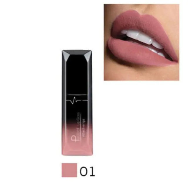 Matte liquid waterproof lipsticks.