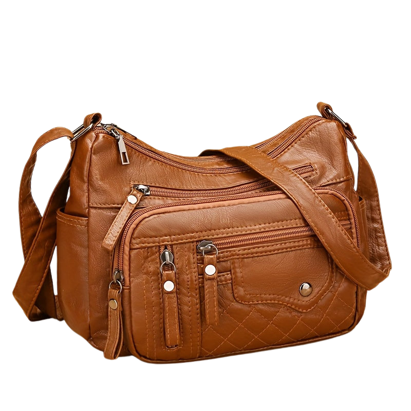 Vera | Multi Zipper Crossbody Bag