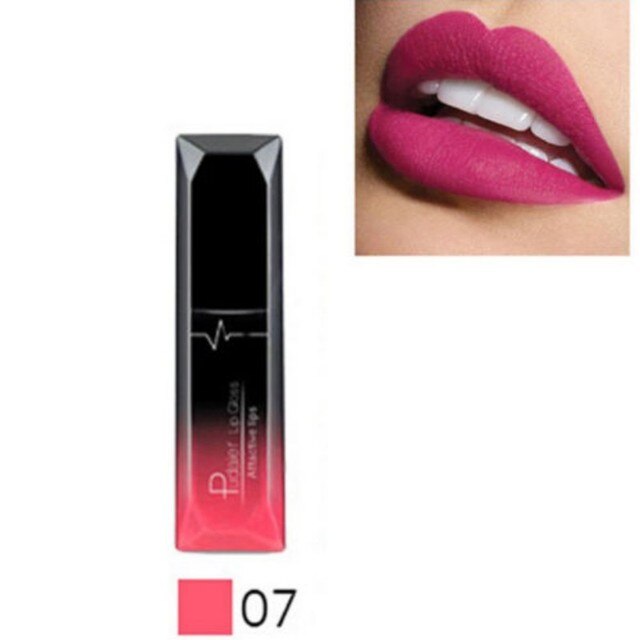 Matte liquid waterproof lipsticks.