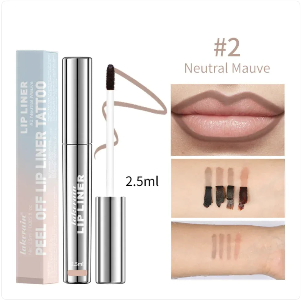 Matte finish smudge-free lipstick with cup hook line.