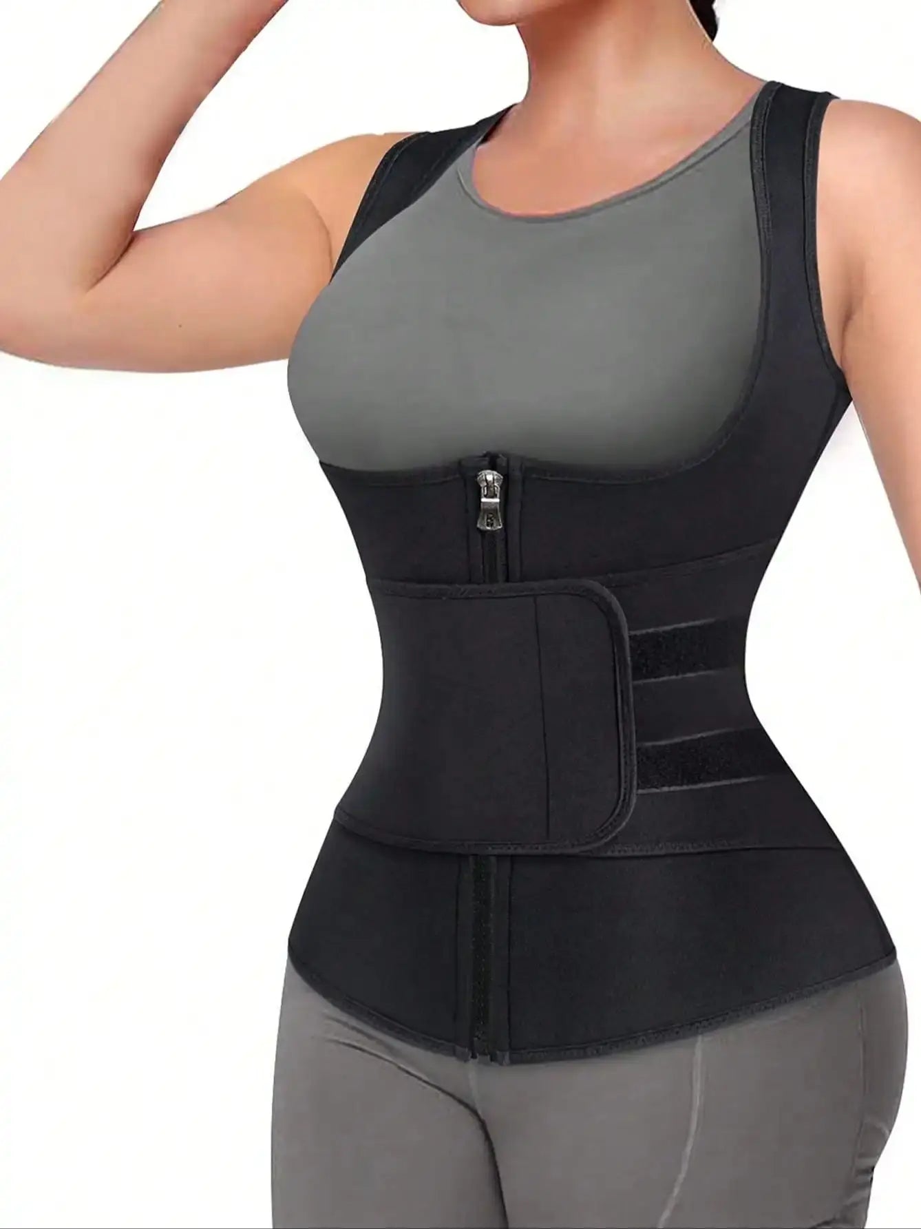 Women Sauna Sweat Vest Waist Trainer Adjustable Belts