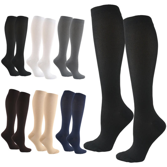Socks Fit For Golf Rugby Running Hiking Sports For Anti Fatigue Driving Travel Flight Women Socks