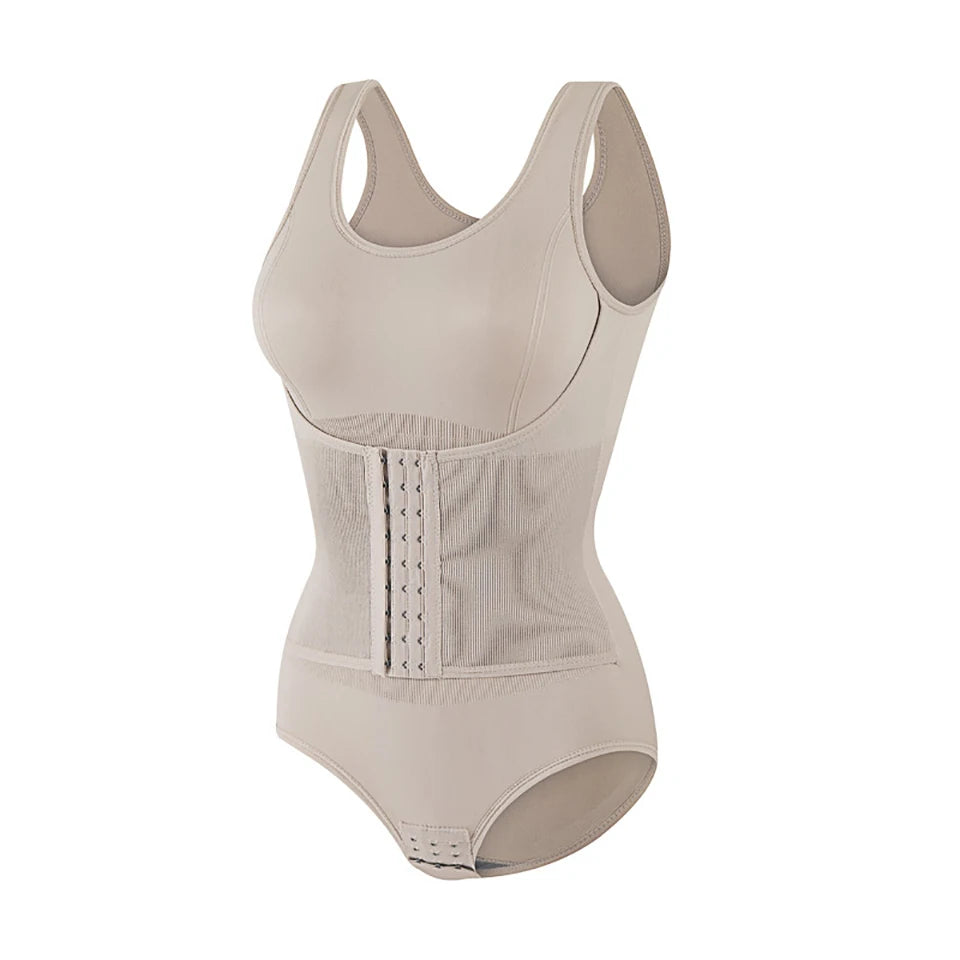 New bodysuit shapewear with zipper belt ladies tummy control body shaper waist trainer slimming corset tops