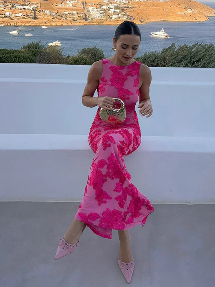 Elegant Floral Gown