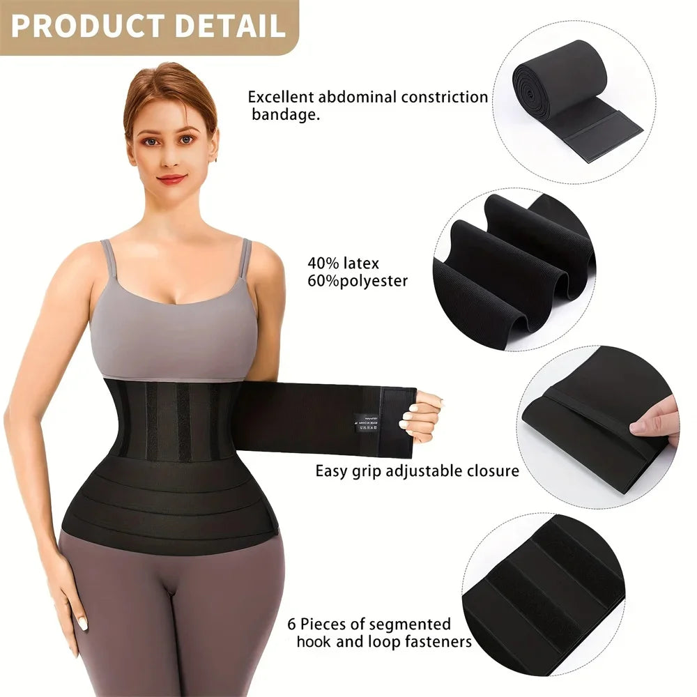 3M-6M Waist Trainer Body Shaper Sweat Slimming Belt Shapewear Women Belt Wraps sports And Fitness Abdominal Tightening Strap