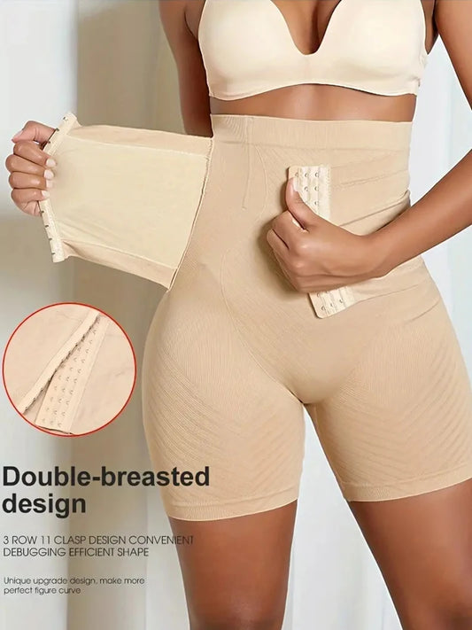 New Women Firm Tummy Control with Hook Butt Lifter Shapewear Panties High Waist Trainer Body Shaper Female Slimming Shorts