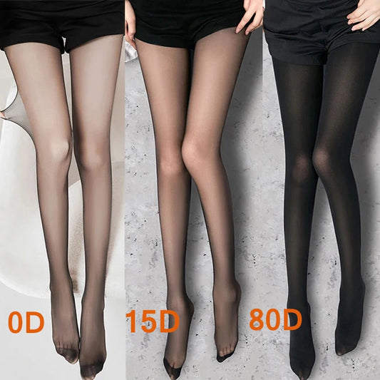 Thin Tights Black Stockings Legging Stockings Slim Breathable See Silk Through Anti-hook Ultra Tights